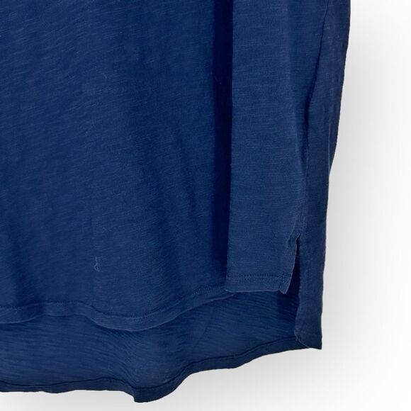 bobi NWT raglan t-shirt dress women's size M - navy- slub tee cotton - Picture 4 of 9